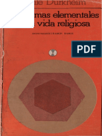 Durkheim, E. Conclusiones en Las Formas Elementales de La Vida Religiosa