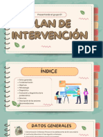 Plan de Intervención