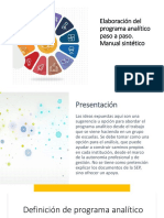 Manual Sintetico Programa Analitico