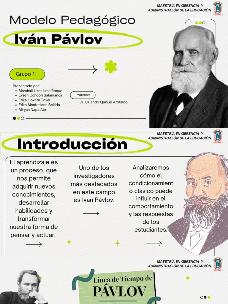 Teoría del Condicionamiento Clásico de Pavlov | PDF | Aprendizaje ...