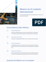 Mexico en El Contexto Internacional