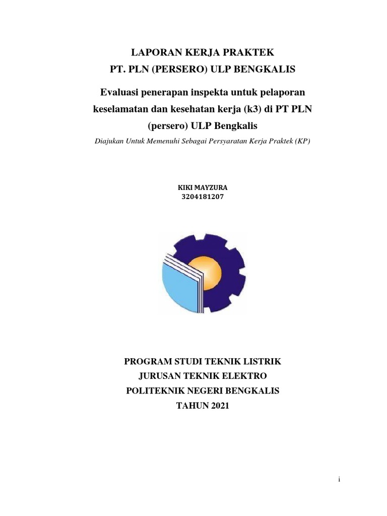 Evaluasi Inspekta K3 di PT PLN Bengkalis | PDF