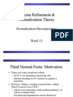 Schema Refinement & Normalization Theory