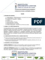 Silabo Estudio Estructural y Funcional Del Ser Humano I - 2021-I PDF
