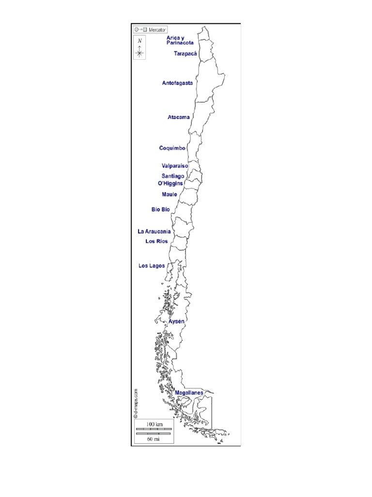 Mapa De Las Regiones De Chile Pdf