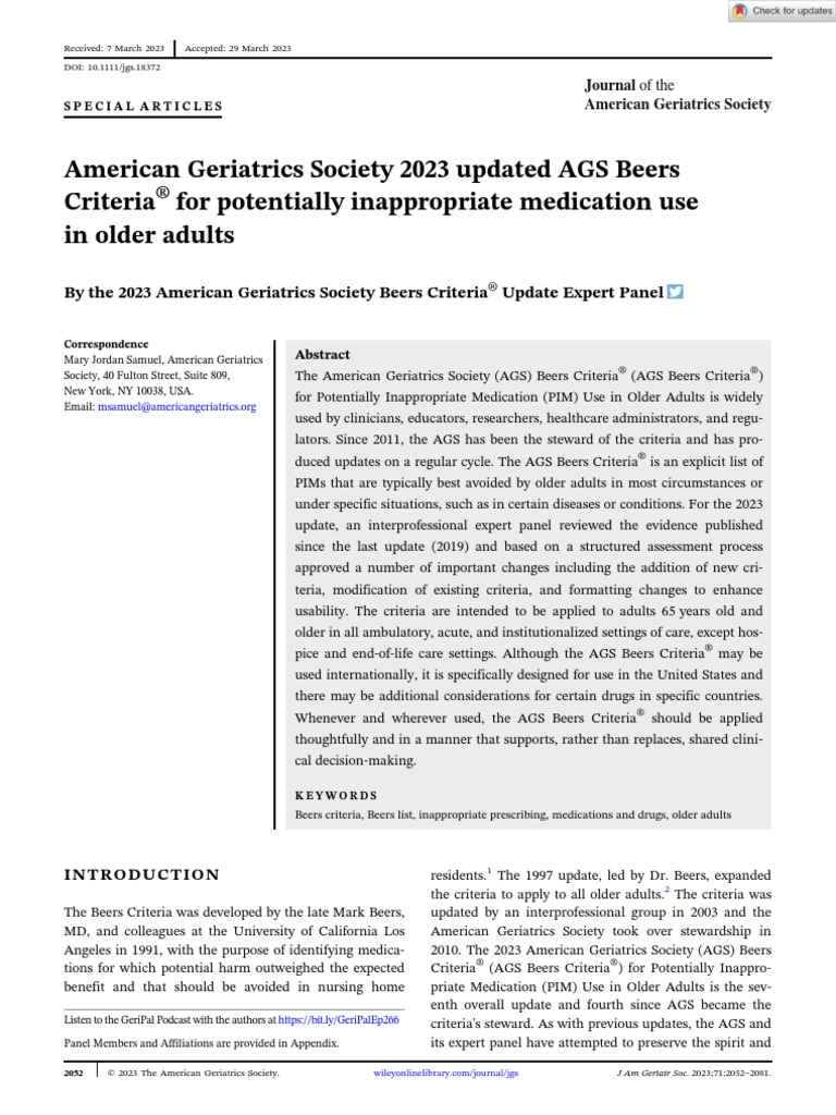 J american geriatrics society 2023 american geriatrics society 2023