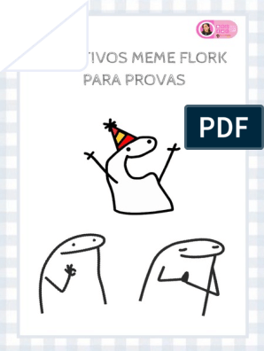 Cartela de Incentivos Meme Flork para imprimir