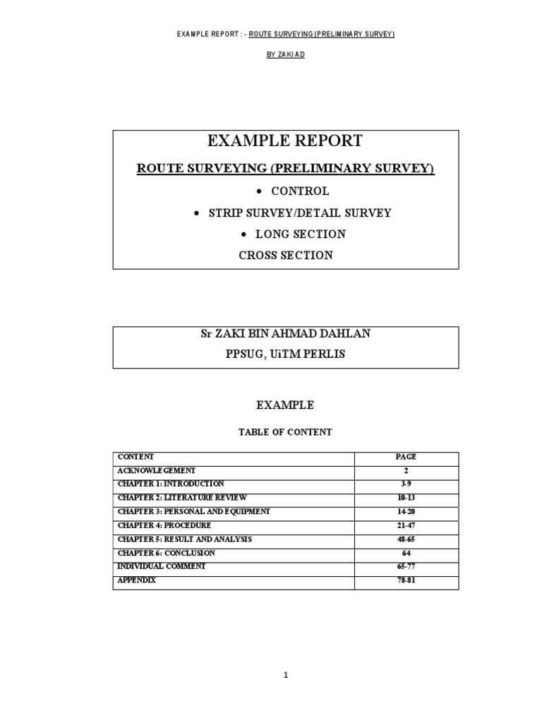 Example Report Engineering | PDF