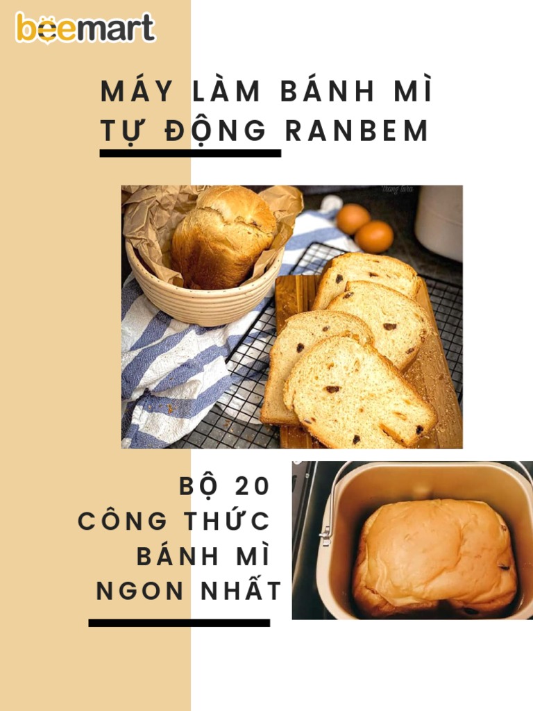 CÔNG THỨC LÀM BÁNH MÌ BẰNG MÁY TỰ ĐỘNG
