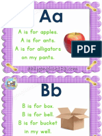 Alphabet Poem Reading