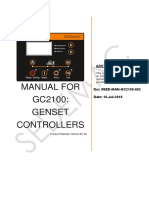 Sed Man Gc2100 002 Manual For Gc2100 Controller