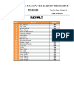 Computer Test Result 3