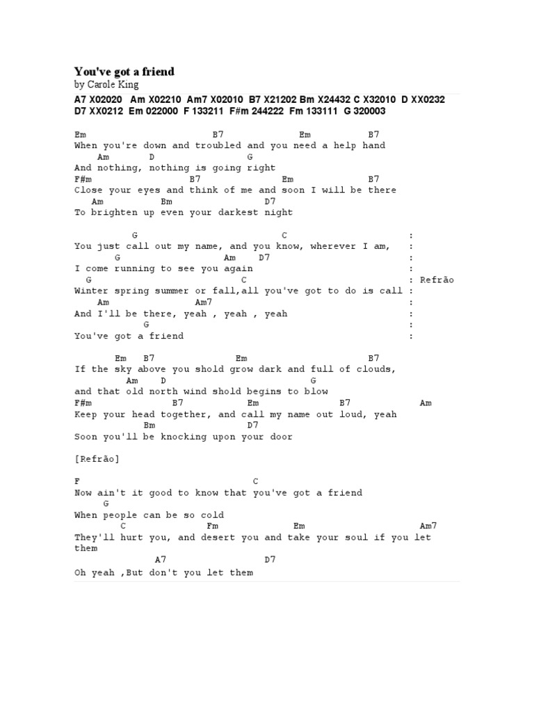 Youve got a friend PDF