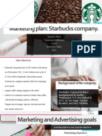 Marketing Plan - Starbucks Company.