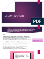 RM Presentation Miloni Gandhi