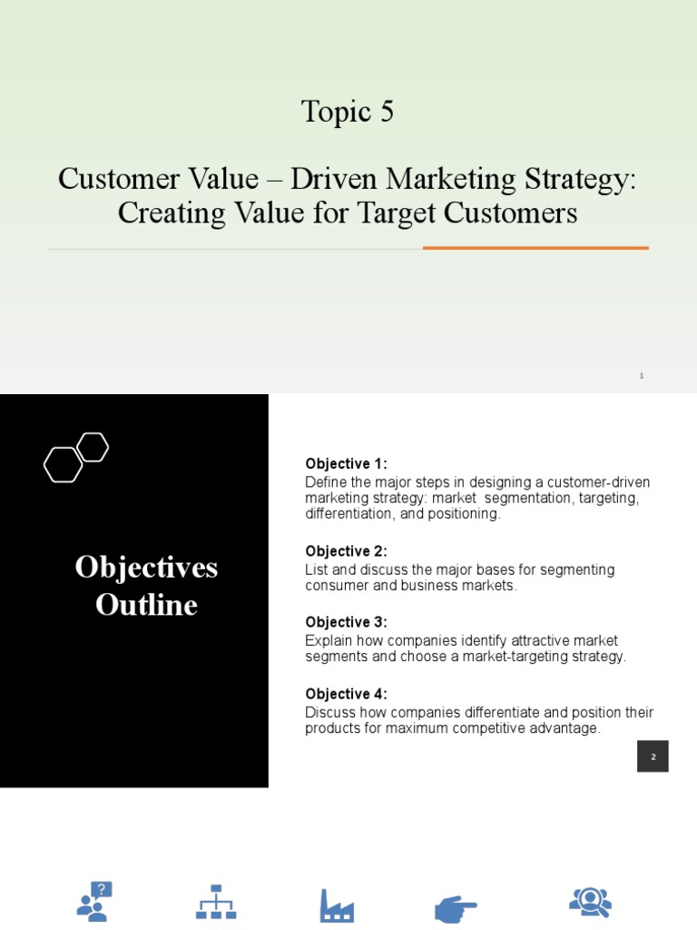 Topic 5 - Customer Value - Driven Marketing Strategy v1 | PDF ...