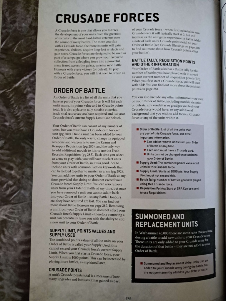 Crusade 10th w missions pdf