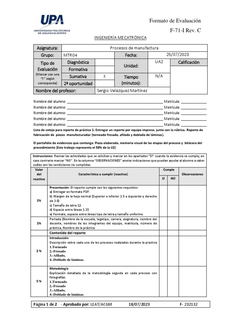 UA2 PM MTR05 Practica 18-07-2023 | PDF