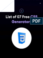 List of 07 Free: CSS Generators