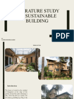 Literature Study On Sustainable Building