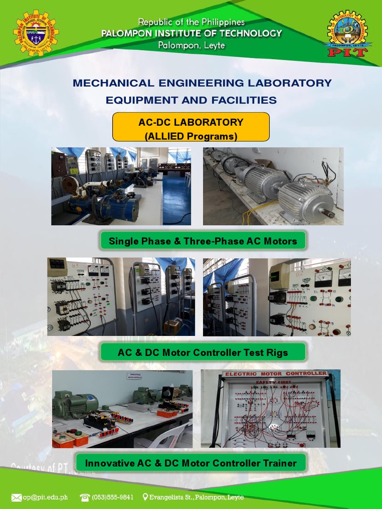 Mechanical Engineering Laboratory Equipment and Facilities | PDF ...