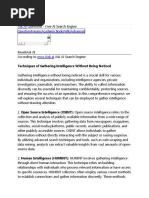 Intelligence Collection Disciplines | PDF | Signals Intelligence ...