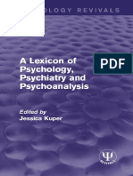 A Lexicon of Psychology Psychiatry and Psychoanalysis 0415002338 9781138935990 9781315677101 9780415002332 - Compress