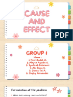 CAUSE and EFFECT (Group 1 XI - IPA.2)
