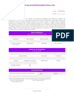 Formato de Autocertificación Fatca & Crs - 04-05-2023