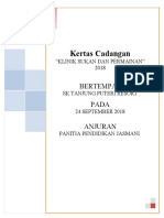 KERTAS CADANGAN KLINIK SUKAN