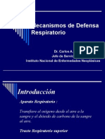 Mecanismos de Defensa Respiratorio