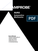 AU92 Automotive-Multimeter Manual