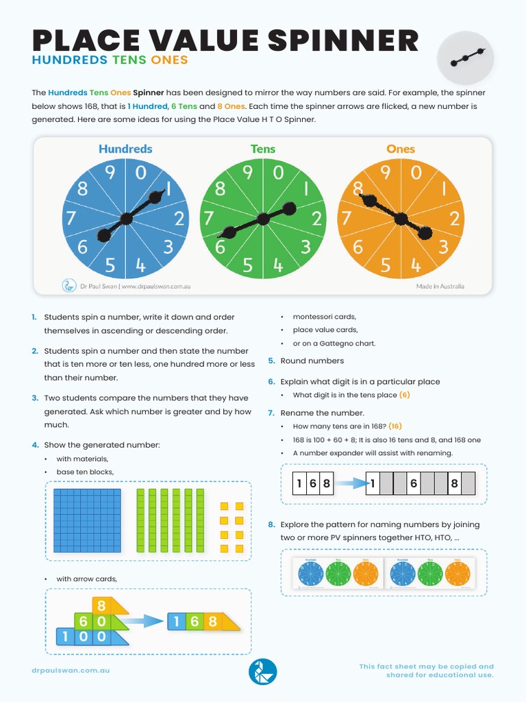 Gattegno Chart for HTO Activities | PDF