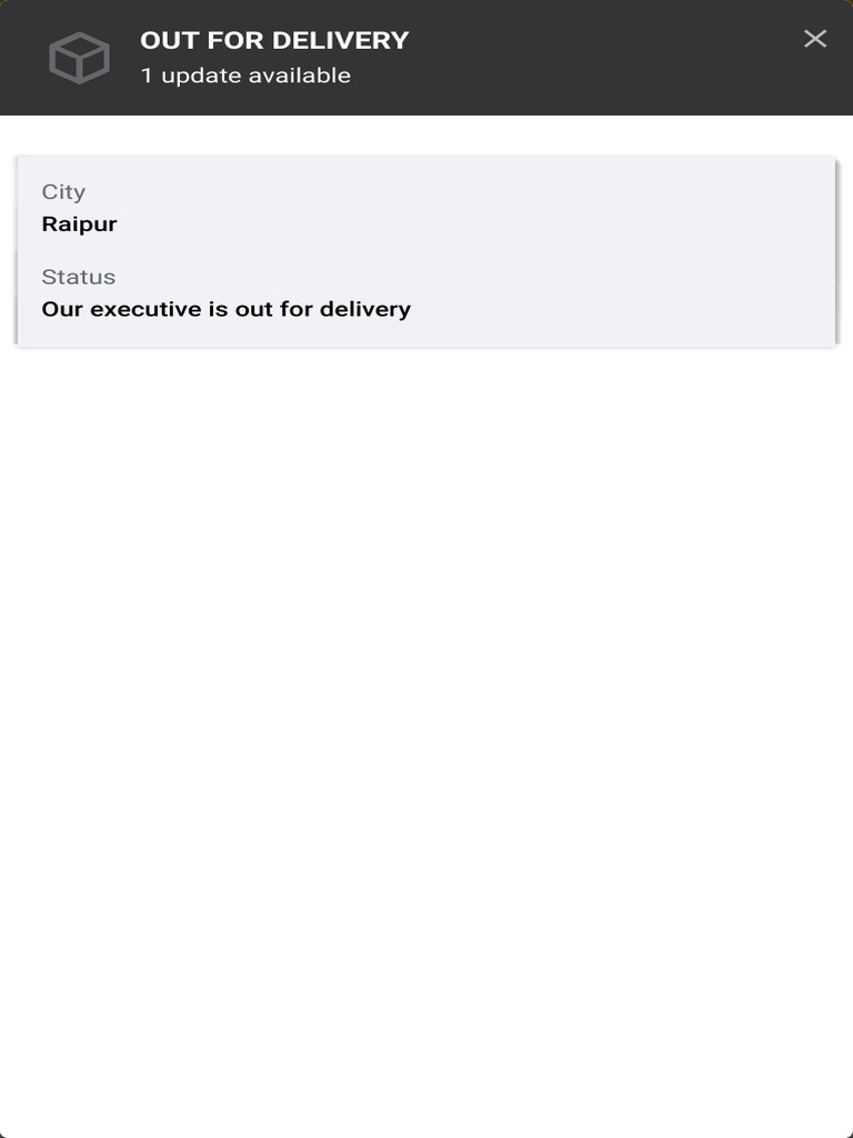 Delhivery Tracking PDF