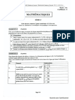 Épreuve de Mathématiques Série C Bac 2023