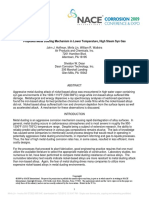 Proposed Metal Dusting Mechanism in Lowe