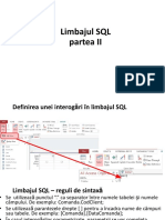 SQL Ii