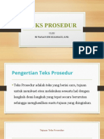 Teks Prosedur