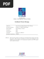 GridLab Portal Design