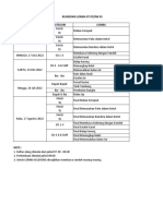 Contoh rundown perlombaan