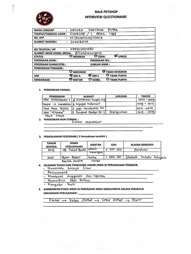 Form | PDF
