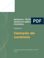 Manual de Isenção de Carência (Anexo - Portaria 3125 (28487870) - 03.10.2022)