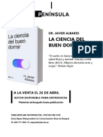 1 - DP - La Ciencia Del Buen Dormir - Javier Albares