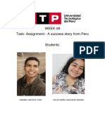 Assignment - A Success Story From Peru