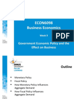 PPT9 Government Economic Policy and The Effect On Business