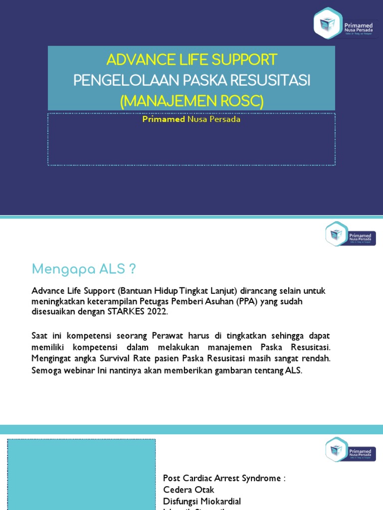 Manajemen Pasca ROSC dalam ALS | PDF