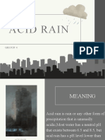 Acid Rain: Group 4