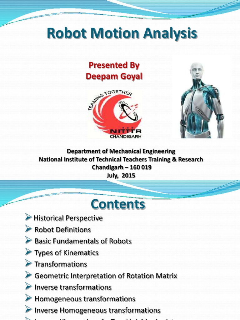 Robotics 150722060709 Lva1 App6891 | PDF | Physics | Linear Algebra