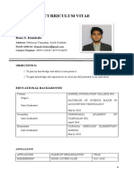 Curriculum Vitae Final