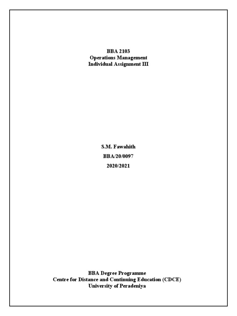 Supply Chain Strategy Report Pdf